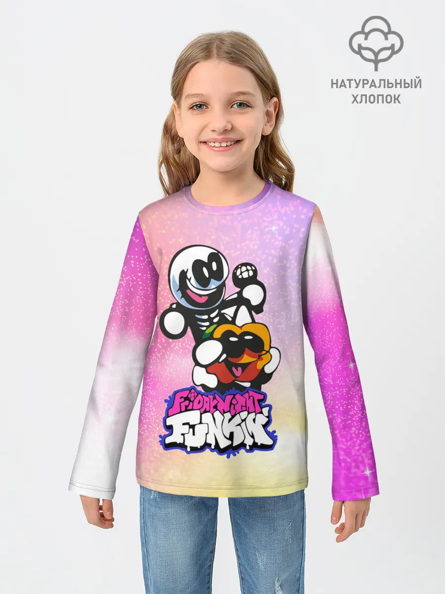 Детский лонгслив / Skid and Pump | Friday Night Funkin