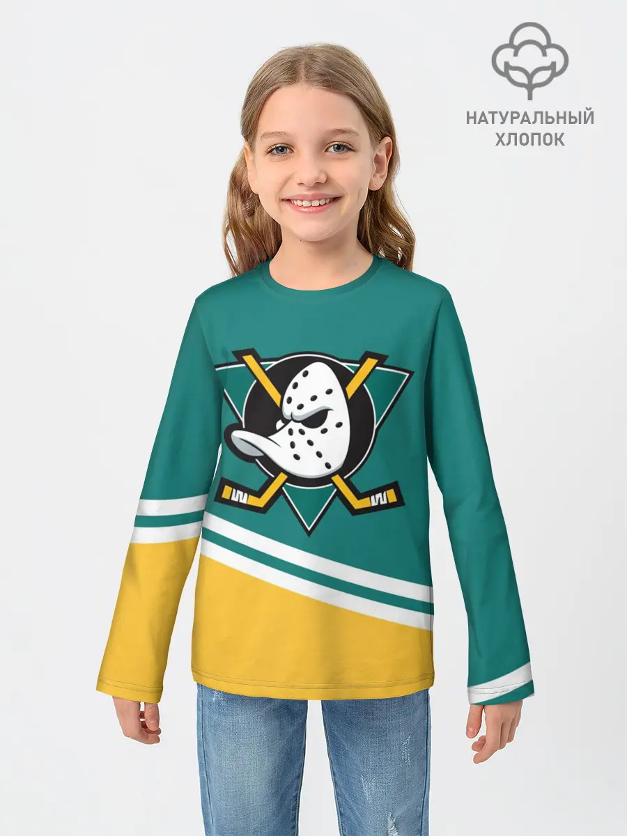 Детский лонгслив / Анахайм Дакс, NHL