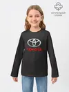 Детский лонгслив / [Toyota] Тонкие линии неона