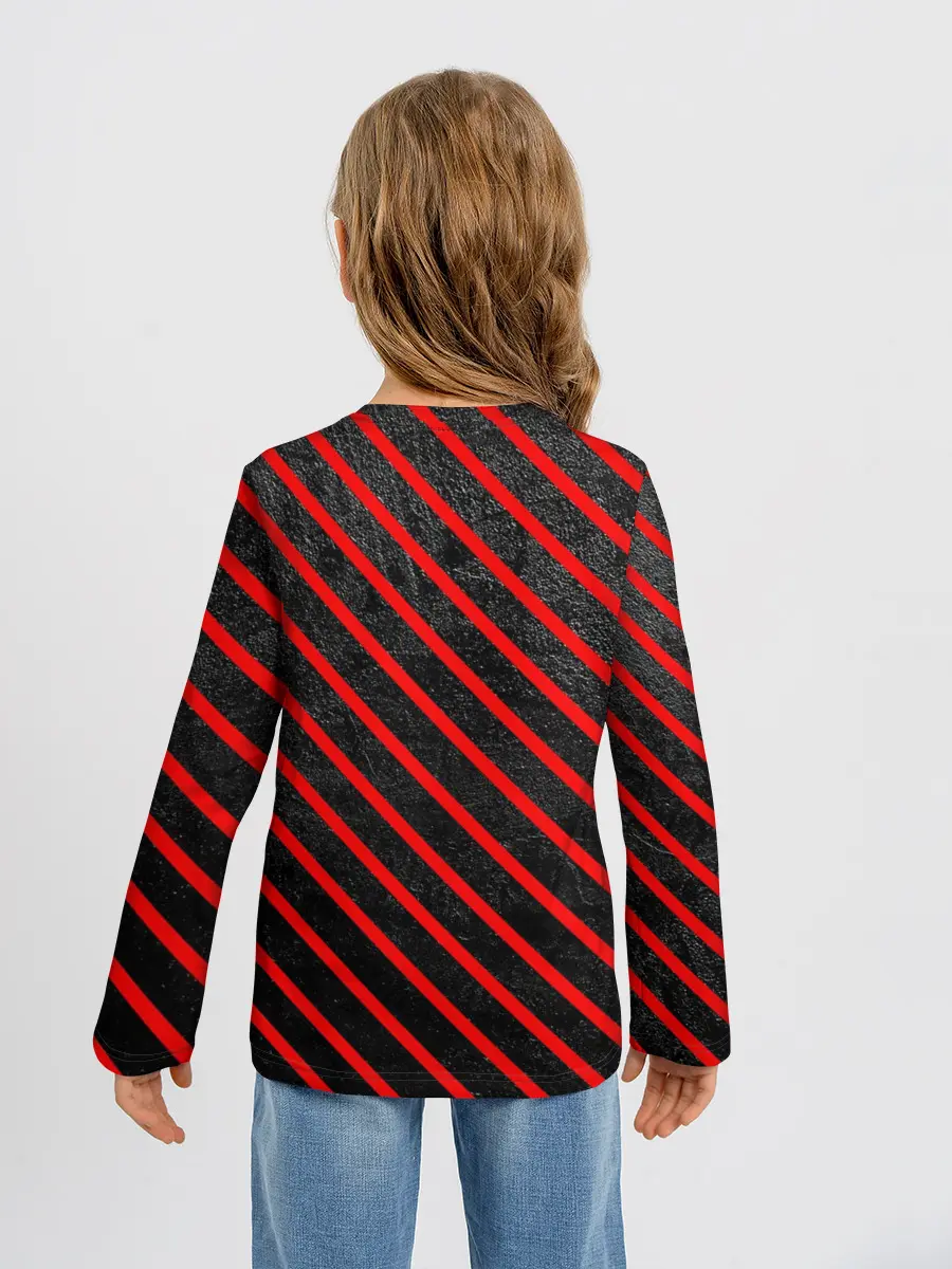 Детский лонгслив / Медведь в форме