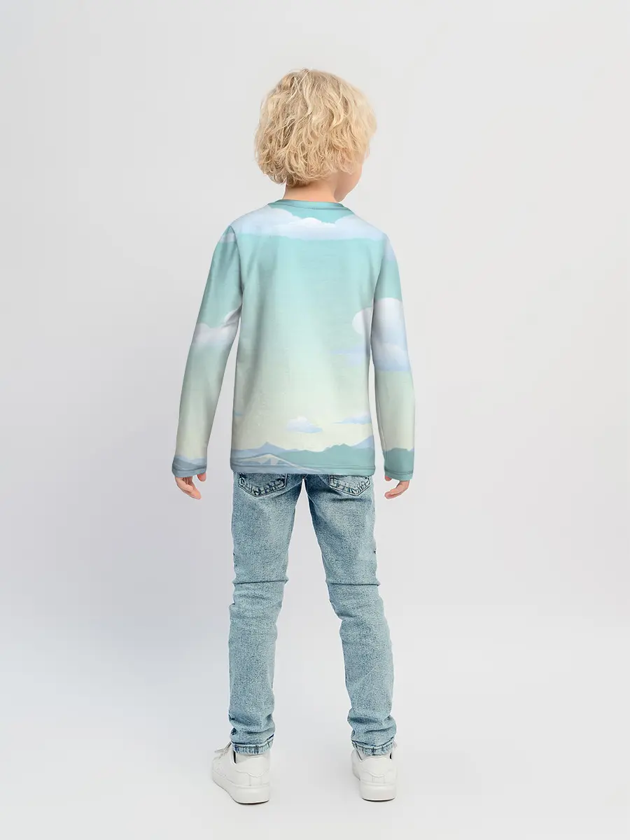 Детский лонгслив / Чистая природа