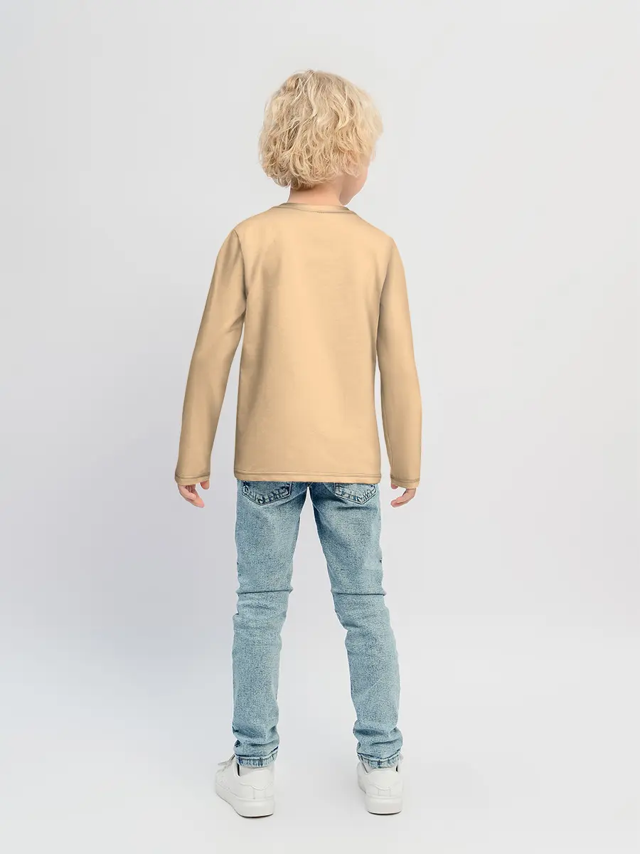 Детский лонгслив / Новогодний тигрёнок