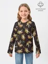 Детский лонгслив / Паттерн Японский тигр