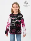 Детский лонгслив / ИГРА В КАЛЬМАРА / ГРАНЖ ЛОГО