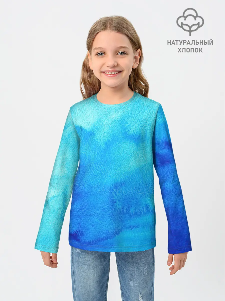 Детский лонгслив / Глубина льда