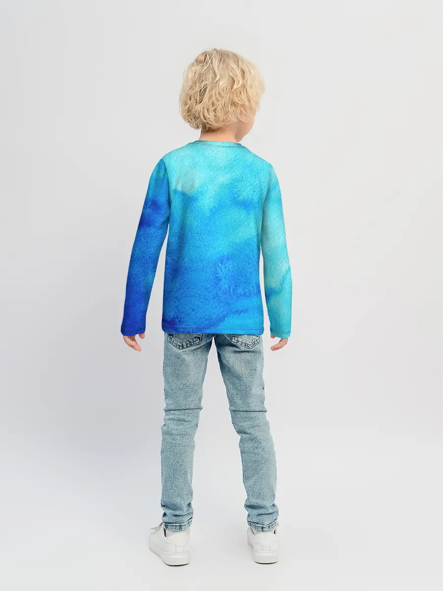 Детский лонгслив / Глубина льда