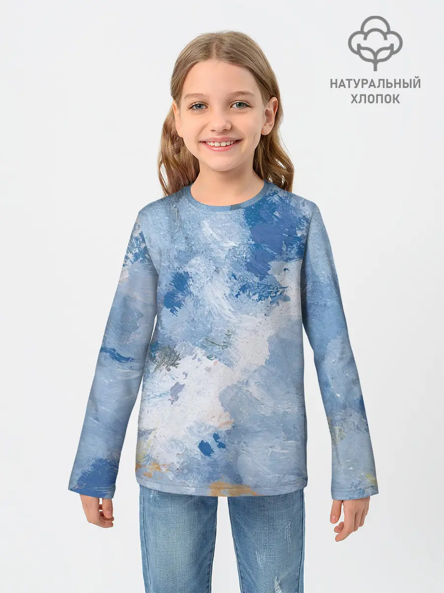 Детский лонгслив / Небесные мазки
