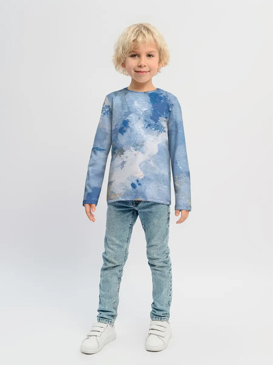 Детский лонгслив / Небесные мазки