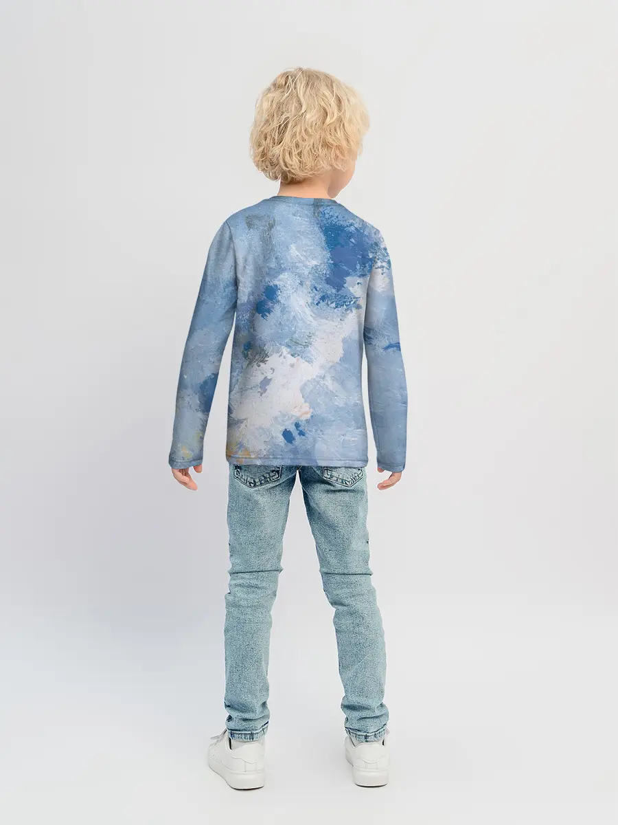 Детский лонгслив / Небесные мазки