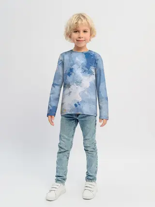 Детский лонгслив / Небесные мазки