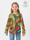 Детский лонгслив / 3D узор Color