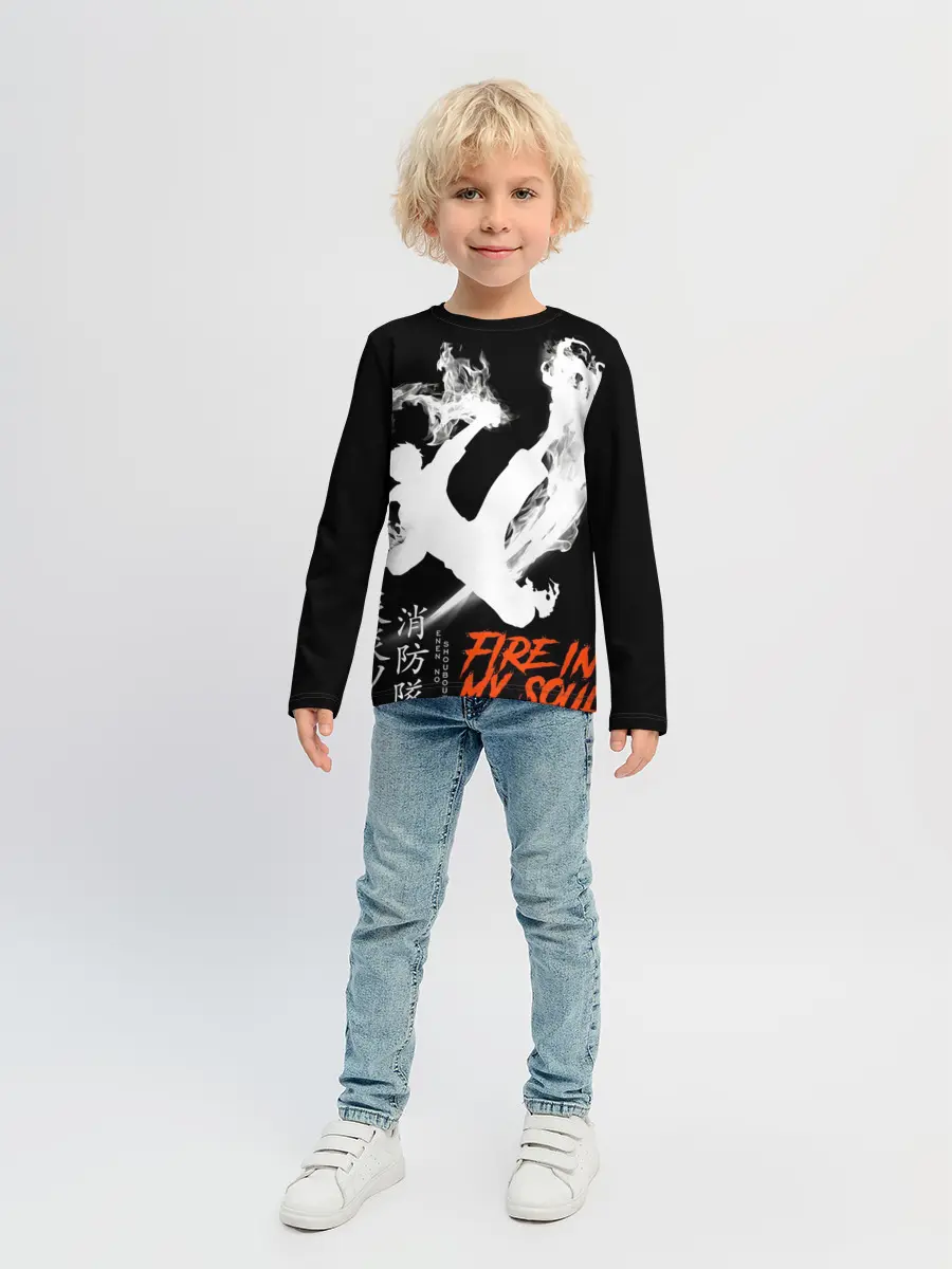 Детский лонгслив / Пламенный отряд