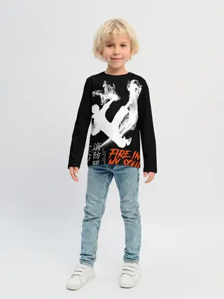Детский лонгслив / Пламенный отряд