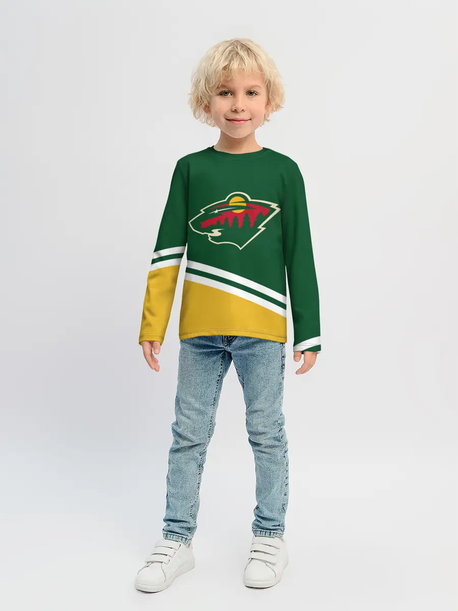 Детский лонгслив / Minnesota Wild NHL