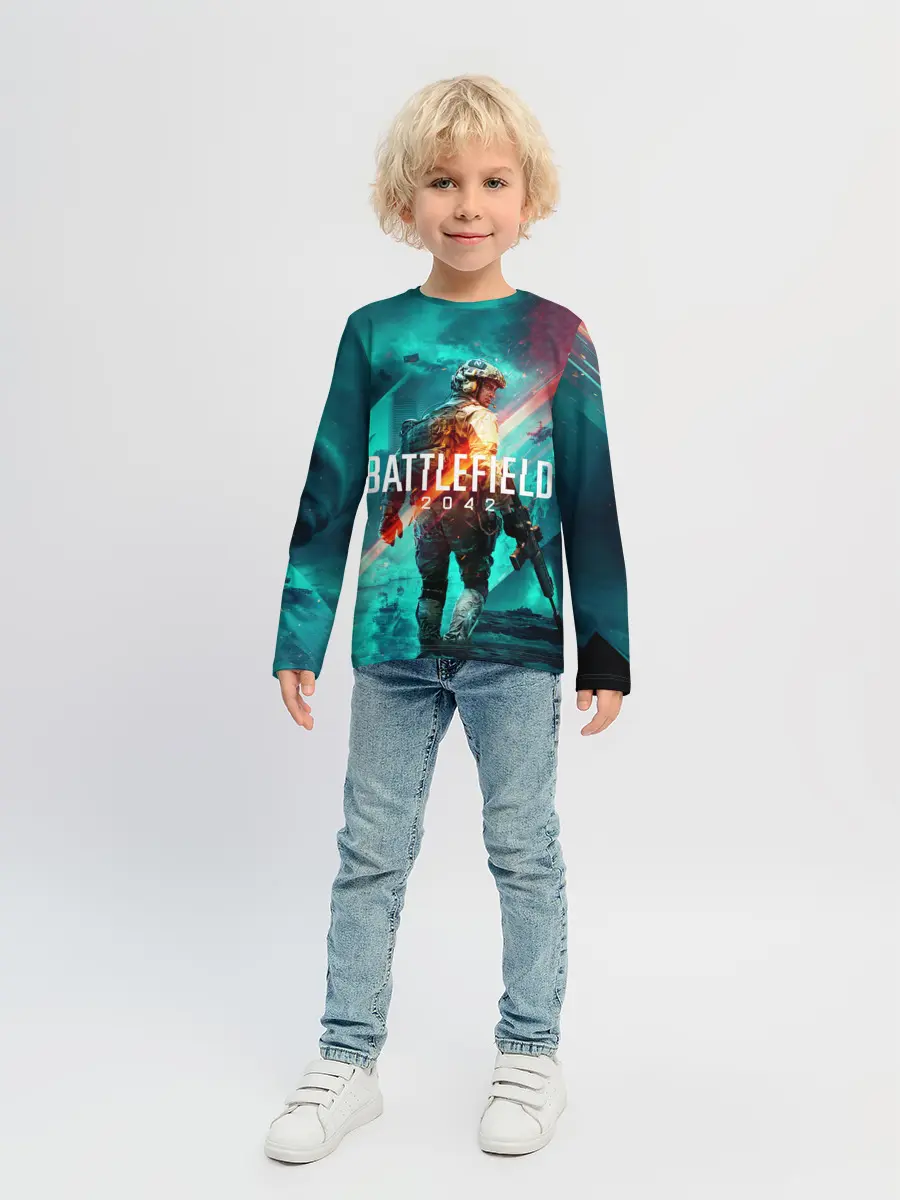 Детский лонгслив / Battlefield 2042 игровой арт