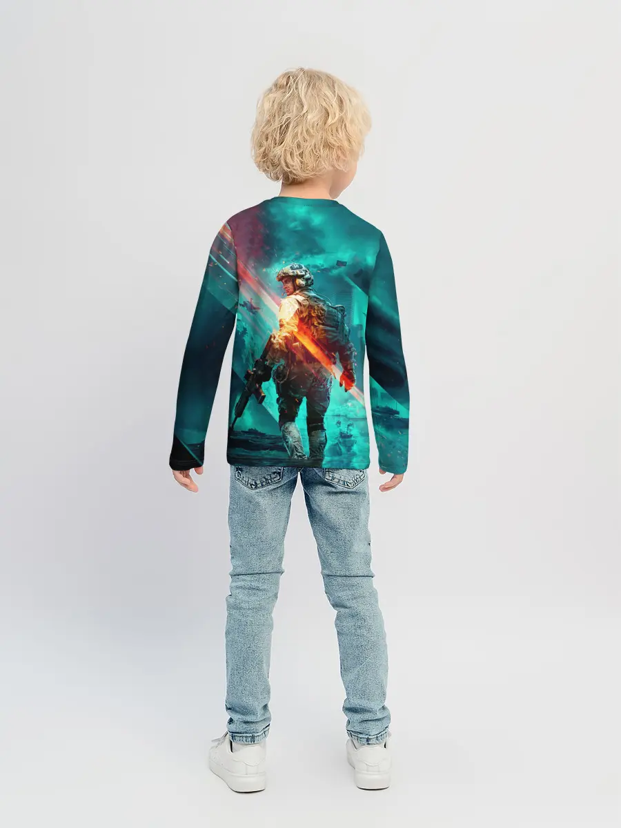 Детский лонгслив / Battlefield 2042 игровой арт