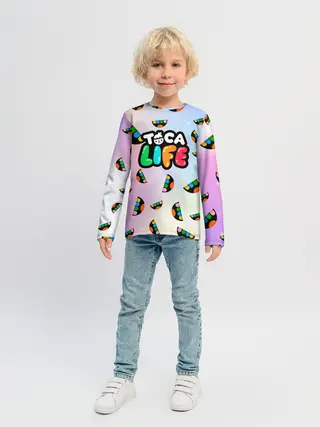 Детский лонгслив / ТОКА БОКА ЛОГОТИП