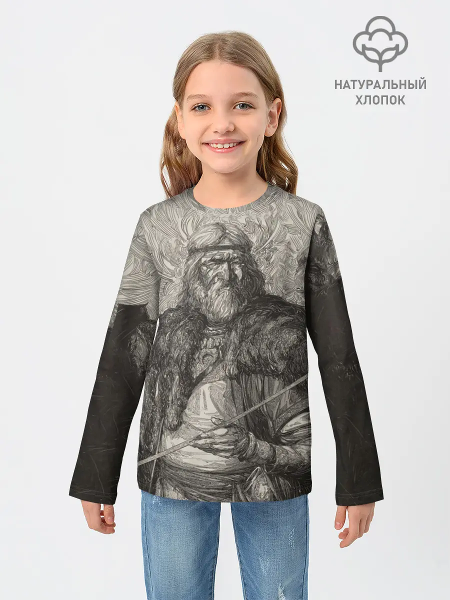 Детский лонгслив / ScandinavianWarrior