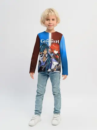 Детский лонгслив / КЭЙА И ДИЛЮК | ГЕНШИН
