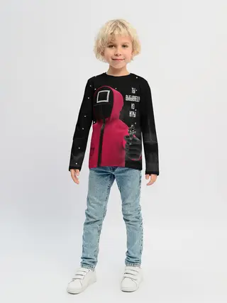 Детский лонгслив / Выбываешь из игры