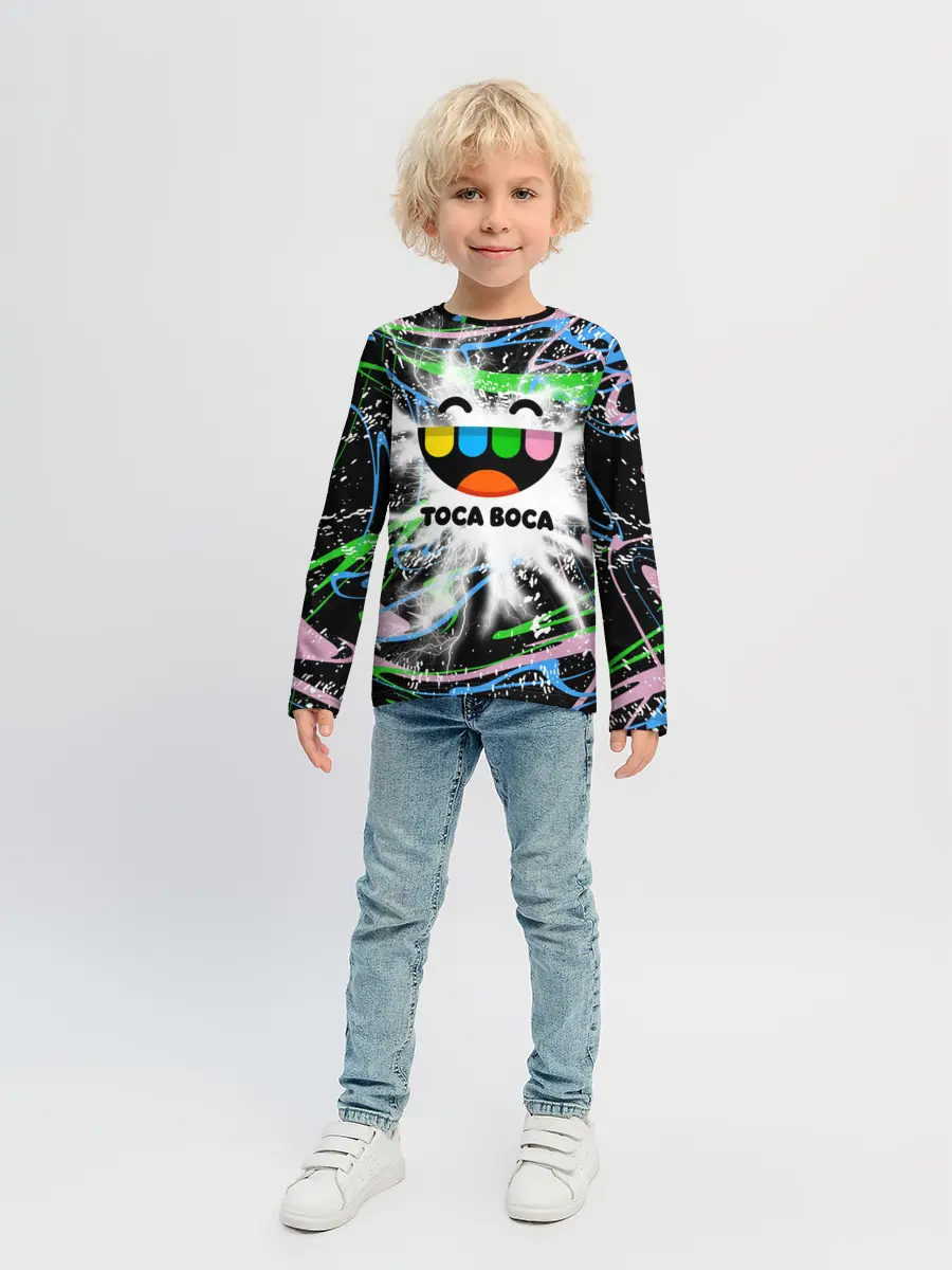 Детский лонгслив / Toca Boca: Весельчак.