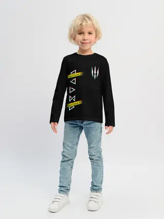 Детский лонгслив / The Witcher: Glitch.