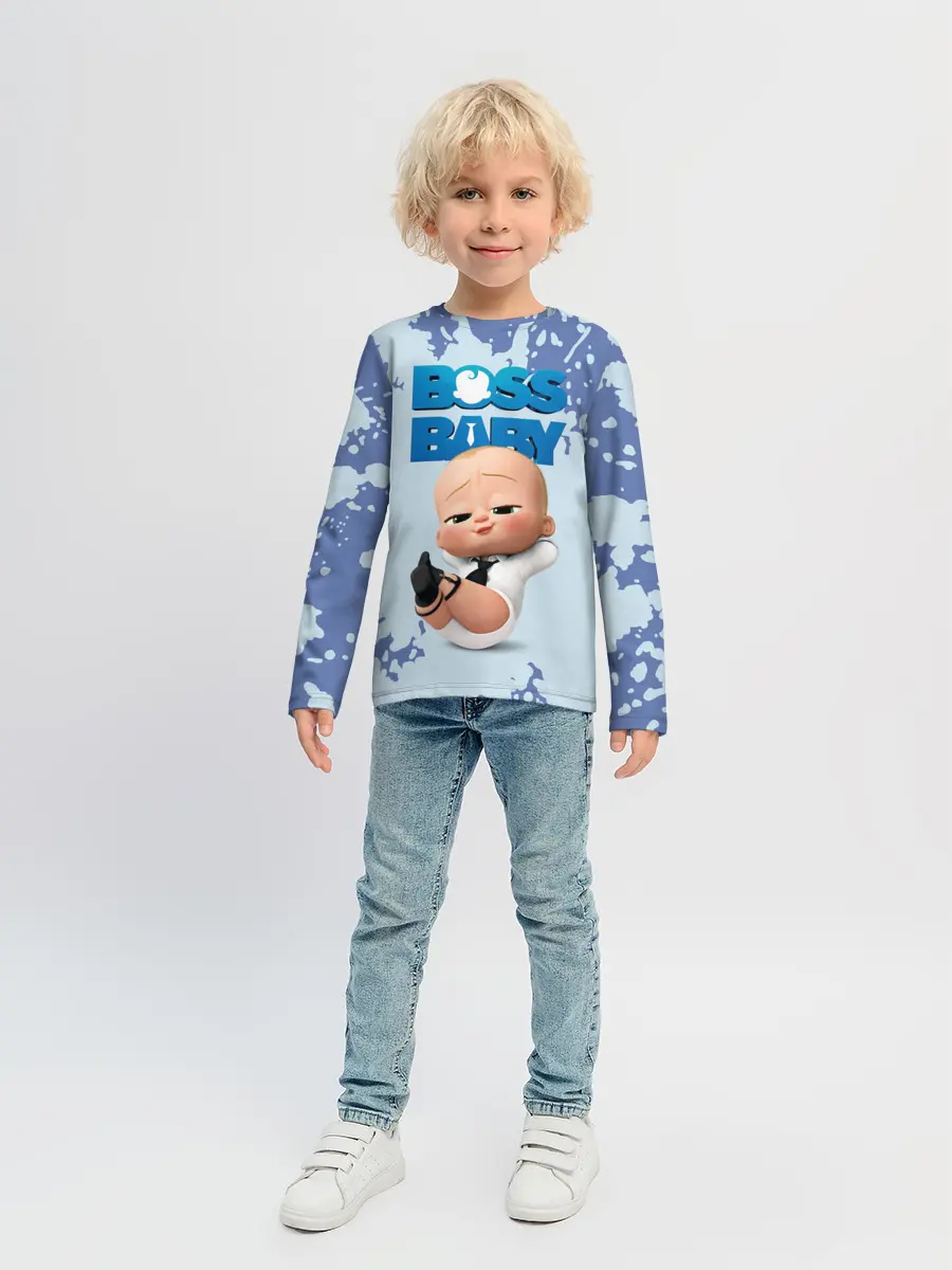 Детский лонгслив / Boss Baby / Босс Молокосос