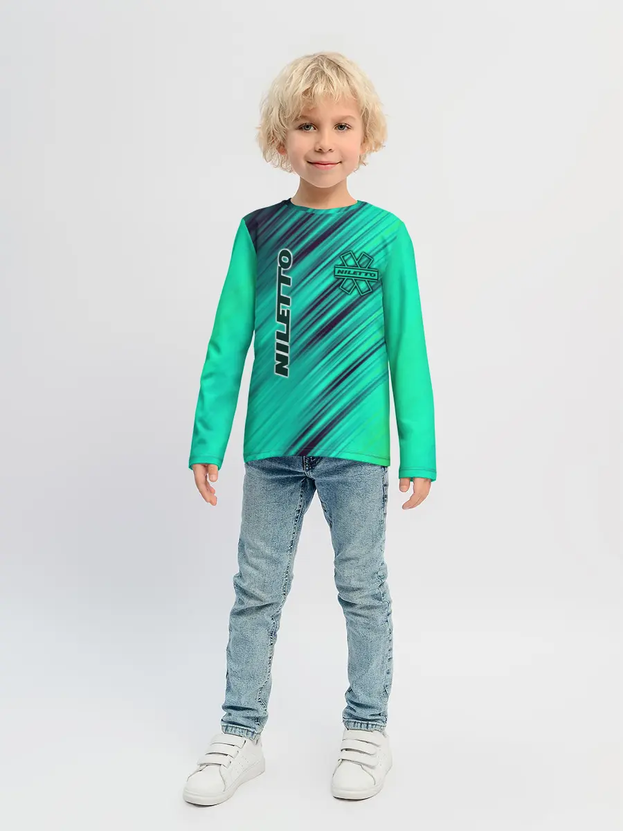 Детский лонгслив / Нилетто / Niletto лого