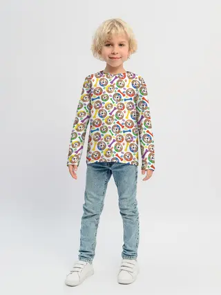 Детский лонгслив / Бигль