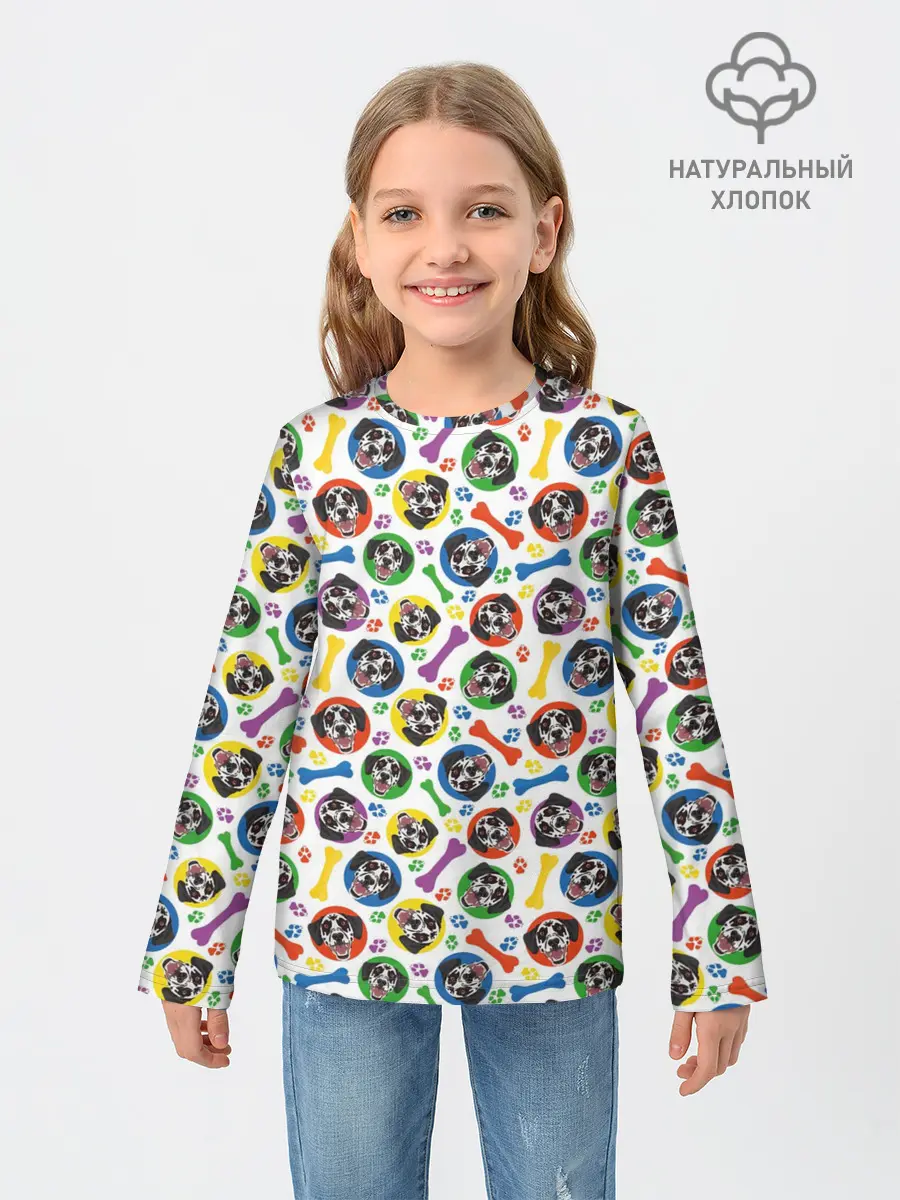 Детский лонгслив / Далматинец