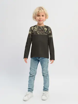 Детский лонгслив / Камуфляж 3.0