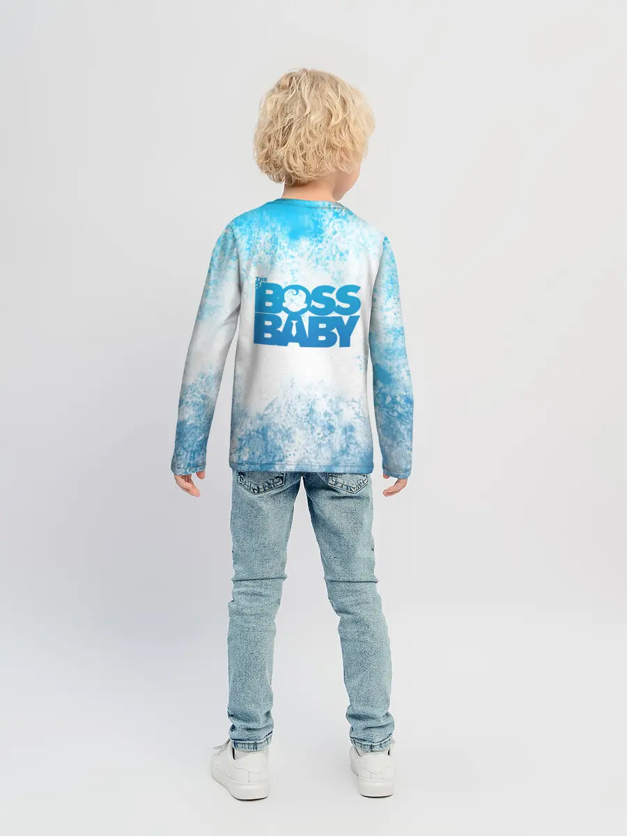 Детский лонгслив / Босс Молокосос