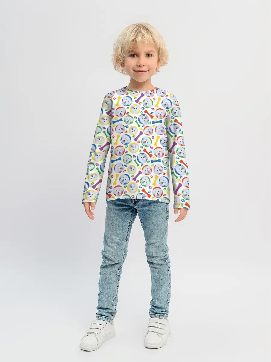 Детский лонгслив / Мальтийская Болонка