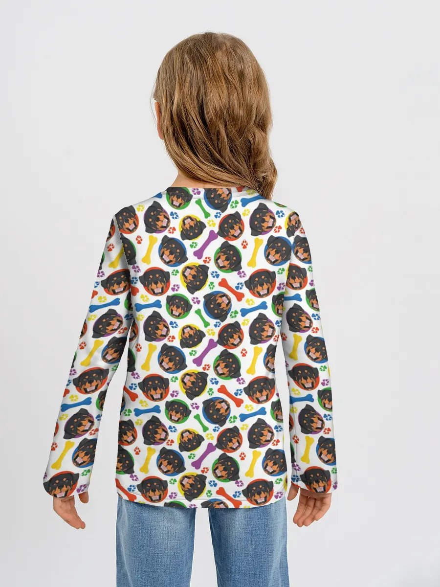 Детский лонгслив / Ротвейлер