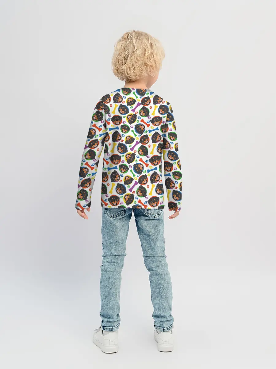 Детский лонгслив / Ротвейлер