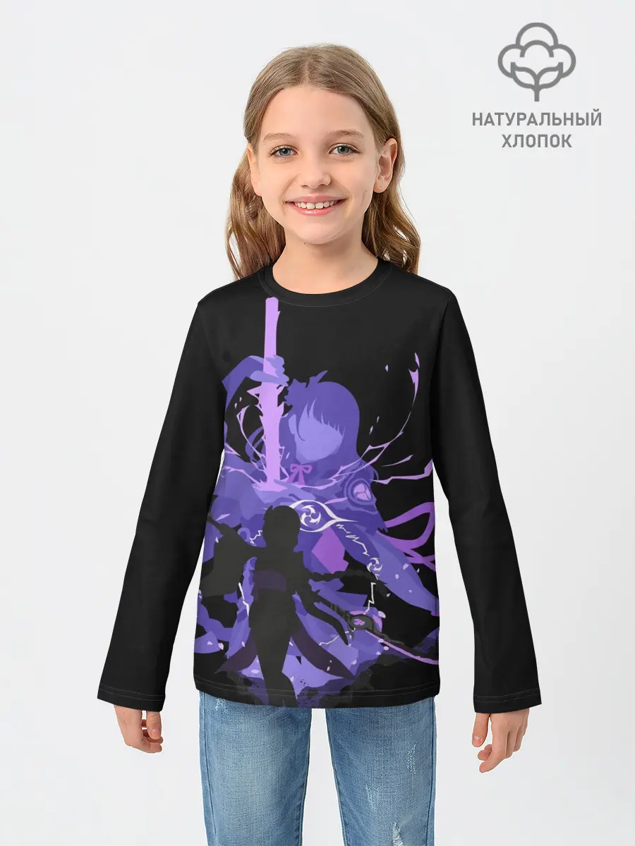 Детский лонгслив / Genshin Impact Raiden