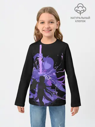 Детский лонгслив / Genshin Impact Raiden