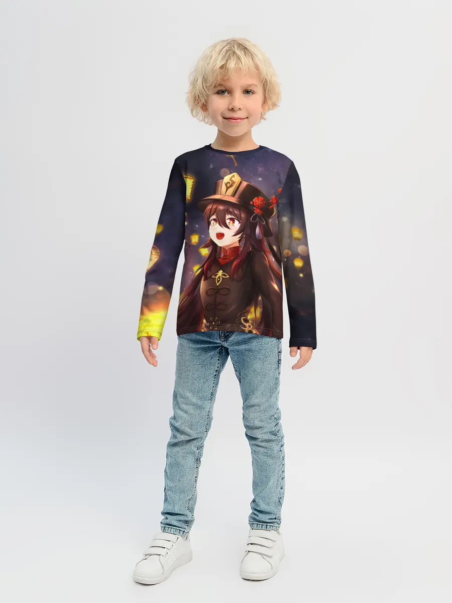 Детский лонгслив / Ху Тао. Genshin Impact