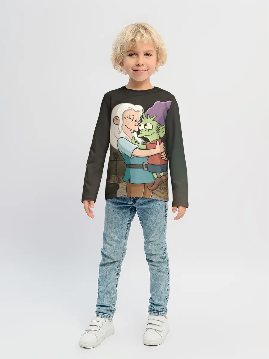 Детский лонгслив / Обнимашки