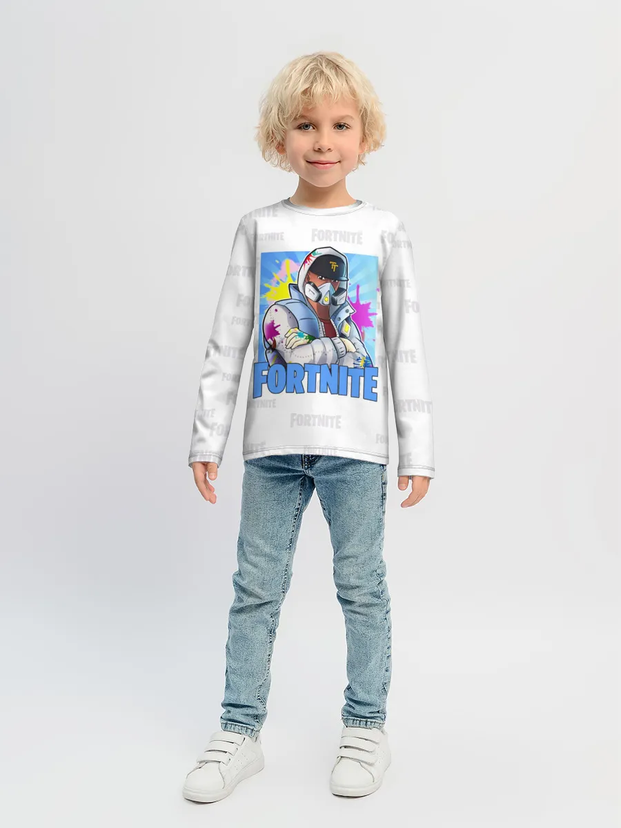 Детский лонгслив / Fortnite Fan Art