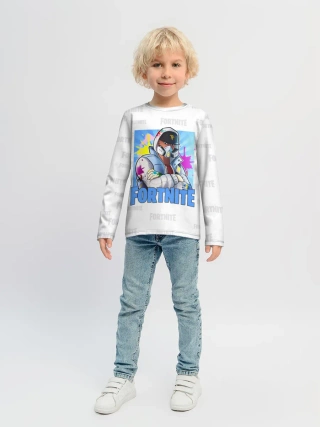 Детский лонгслив / Fortnite Fan Art