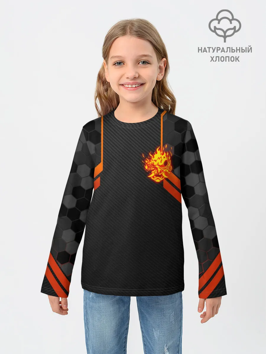 Детский лонгслив / CYBERPUNK 2077 SAMURAI