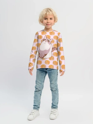 Детский лонгслив / Блины