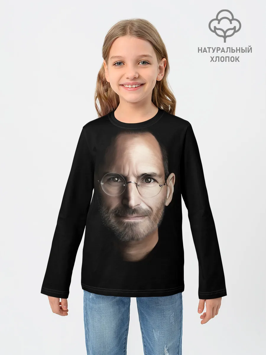 Детский лонгслив / Стив Джобс