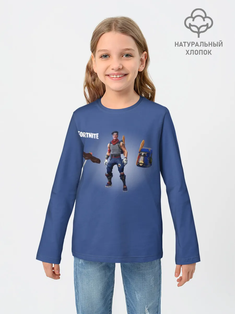 Детский лонгслив / Fortnite Fan Art