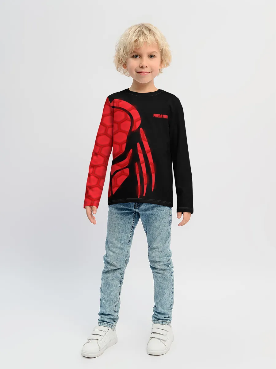Детский лонгслив / ХИЩНИК | PREDATOR.