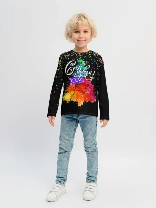Детский лонгслив / Ёлка