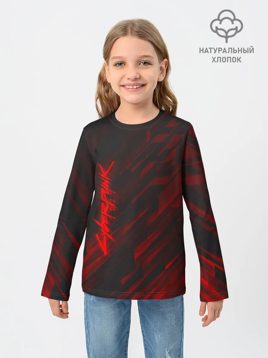 Детский лонгслив / CYBERPUNK 2077 | КИБЕРПАНК 2077