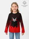 Детский лонгслив / Kumamon горит