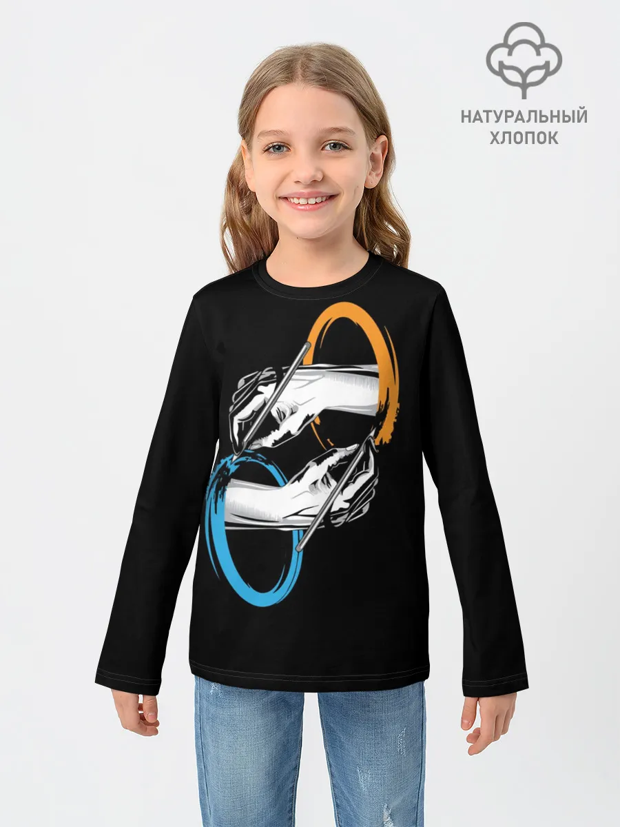 Детский лонгслив / Portal